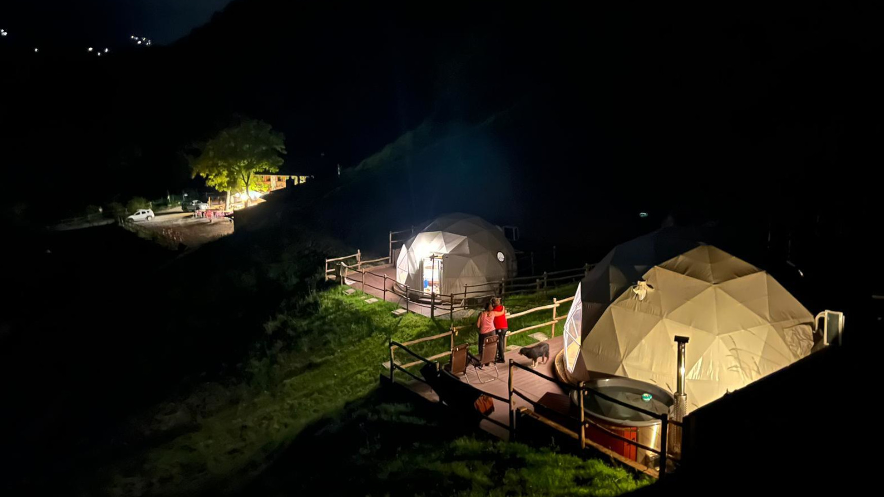 EdenCamp bubble glamping notte tende geodetiche e agriturismo